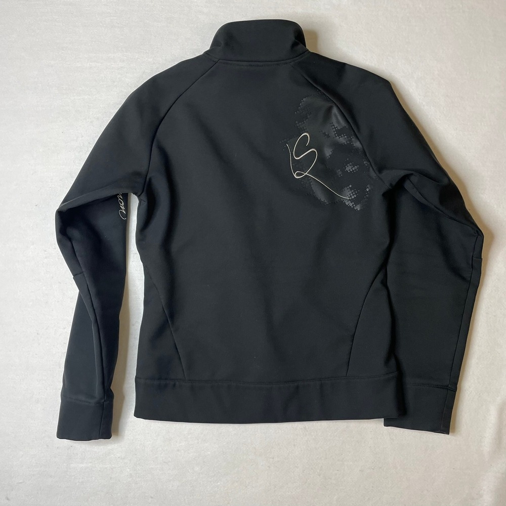 Salomon Womens Black Full Zip Softshell Jacket Activewear Running Size S - Picture 3 of 8